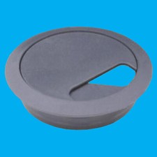 2x 80mm Gris Oscuro Ordenador Escritorio Mesa Arandela Cable Puerto Agujero Tapa Ordenador Escritorio price
