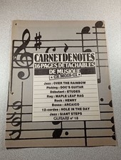 Cuaderno De Notas De Música | Guitarra N° 18 | Buen Estado Música Cuaderno price