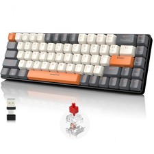 Teclado mecánico inalámbrico para juegos K68 60 % Bluetooth tipo C receptor intercambio en caliente Gaming Keyboard price
