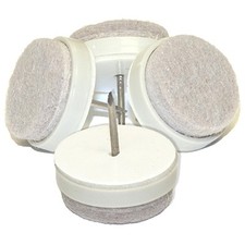 Deslizadores de fieltro para muebles, clavos con adhesivo, bronceado redondo, 1 pulgada, paquete de 8 - 23134TV TV Silla price
