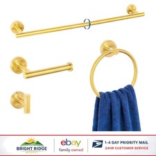 Juego completo de accesorios de baño de 4 piezas con toallero y soporte de papel higiénico Toalla y Albornoz Set price