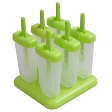 Moldes de crema reutilizables en forma de 6 celdas hágalo usted mismo fabricantes de helados con base Ice Makers price