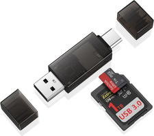 Lector Tarjeta SD USB C Doble Ranuras USB30 Micro SD SDHC SDXC Adaptador Memoria Card Lectores price