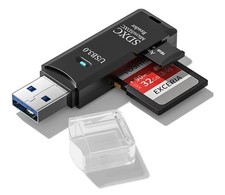 Lector de tarjetas Micro SD USB 3.0, adaptador de tarjeta SD a USB de 2 en 1 Card Lectores price