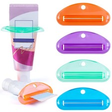 Paquete de 4 expresores de pasta de dientes con rodillo y soporte dispensador Pasta de Dientes Soporte price