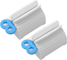 2 expresores de pasta de dientes soporte para tubos accesorios de bano azul Pasta de Dientes Soporte price
