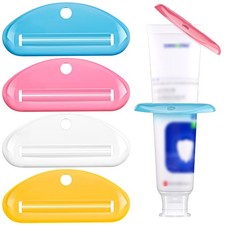 Paquete de 4 expresores de pasta de dientes con rodillo y soporte dispensador Pasta de Dientes Soporte price