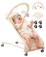 Cuddobaby Gorila Bebé 100% Algodón, Cojín Soporte Cabeza y Cuello, Ruedas Bloqueables Hamaca Lumbar Soporte para bebé price