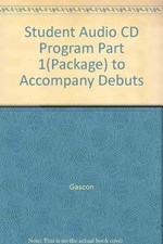 Student Audio CD Program Part 1 (Package) to accompany Débuts: An Introduct... Extranjero Idioma Education Software price