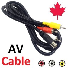 RCA AV Composite Audio Video Cable Connection Cord For Sega Genesis 2 & 3 Composite Cable price