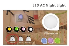 Enchufable UE Luz Nocturna LED Ahorro de Energía Sensor Automático Habitación Bebé Lámpara Seguridad AZUL Habitación de bebé noche light price