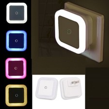 Luces nocturnas LED automáticas enchufables sensor de ahorro de energía multicolor seguridad infantil Habitación de bebé noche light price