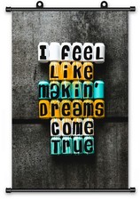 Póster de lienzo con desplazamiento decoración inspirar motivación inspiradora 24" x 36" pulgadas S55 Poster price
