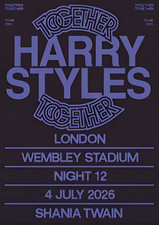 Póster Harry Styles Together Wembley Night 12 4 de julio de 2026 Poster price