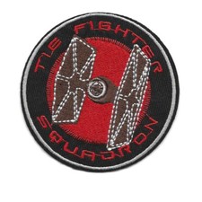 TIE FIGHTER SQUADRON HIERRO EN PARCHE 3" Redondo Bordado Star Wars Fan Fan Tie price