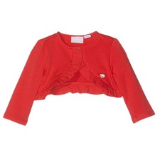 Bolero de algodón Chicco para niña, cárdigan rojo 62 Bolero de niña price