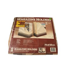 Paquete de 2 soportes de revista Neat Ideas 1982 vintage sellados Fellowes almacenamiento de oficina Oficina Magazine Rack price