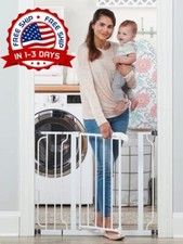 Barrera Para Perros Y Bebes Puertas Perros Puerta De Seguridad Escalera NUEVO EE. UU.. Seguridad Gate para bebé price