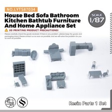 1/87 Casa Cama Sofá Baño Cocina Bañera Muebles Y Electrodomésticos Juego Sofa Set price