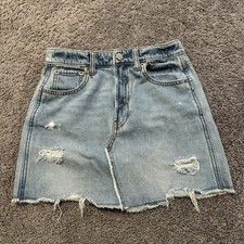 Falda vaquera Gap Jeans niñas talla 12 bolsillos cintura ajustable envejecida Jeans/ Denim Falda de niña price