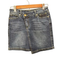 Minifalda de mezclilla Joe's Jeans talla 12 azul cintura cruzada asimétrica informal Jeans/ Denim Falda de niña price