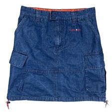 Minifalda de mezclilla Tommy Girl Tommy Jeans para mujer talla 11 azul estilo cargo Y2K” Jeans/ Denim Falda de niña price