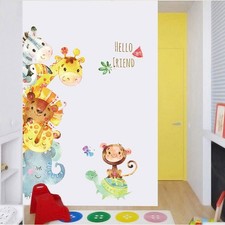 Preciosa pegatina de pared con interruptor de animal para decoración de dormitorio infantil bebé niños Decoración de pared para habitación de bebé price