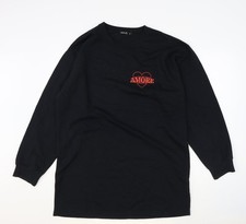 Sudadera Pullover Boohoo Mujer Negra Poliéster Talla S Pullover - Amore Jersey de mujer price
