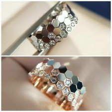Anillos de moda de zafiro de plata blancos talla 44357 para mujer regalo joyas de oro rosa Sapphire Anillo price