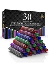 Recargas de tinta para pluma estilográfica Wordsworth y negra Variados colores Paquete de tinta de 30 Sta Bolígrafo Cartucho y Ink price