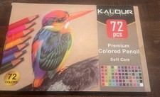 Kalour 72 Lápices de Colores Premium Núcleo Suave Artista Colorear Kit de Dibujo Nuevo Colored Pencils price