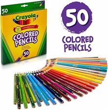 Lápices de colores Crayola herramientas de arte 50 unidades perfectas para proyectos de arte y adultos Colored Pencils price