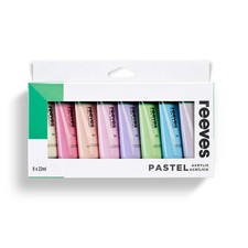 Juego Acrílico Reeves 8 x 22ml | Colores Pastel Pastel Pintura price