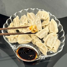Plato de albóndigas transparente con discos de vinagre platos de vinagre de 1 pieza Dishes price