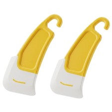 2 Pack Kitchen Silicone Scraper for Pots Pans Stove Dishes Cleaning Yellow Dishes price