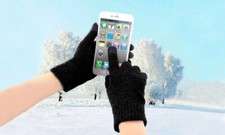 Guantes de Agarre Pantalla Táctil Cálido de Invierno Negro Unisex Antideslizante Unisex Guantes price
