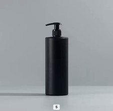 Botella bomba negra mate 300 ml loción recargable champú envase cosmético Reino Unido Botella decorativa price