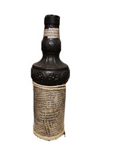 Botella Decorativa, efecto vintage. Artesanal. Botella decorativa price