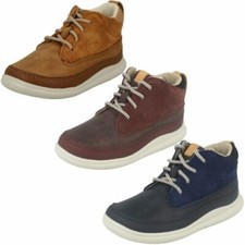 Botas De Cuero Casual Con Cremallera Para Niños Clarks Cloud Air Botas para bebé price