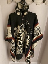 Poncho Dragon Ball Z tapiz con capucha gráfico anime AOP tejido grueso pesado Poncho price