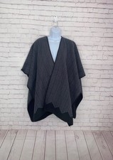 Ike Behar envoltura/chal reversible Poncho price