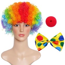 Conjunto de disfraz de payaso para hombres, mujeres y adultos Costume de hombre price