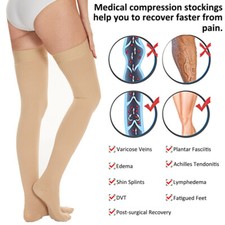 De Muslo Medias Calcetines De Compresión 20-30 Mmhg Para Hombres Y Mujeres Best Costume de hombre price