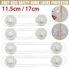 2-10x Armario a prueba de cerraduras de seguridad para bebés niños armario cajón nevera puerta para mascotas Cajón Cerradura para bebé price