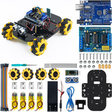 Kit Coche Robot Mecanum 4x4 Inteligente Hágalo Usted Mismo Proyecto Compatible con Arduino IDE Project Caja price