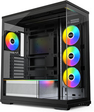 Estuche para PC TG3 ATX Mid Tower, ventiladores unibody ARGB preinstalados, tira ARGB, templado Project Caja price