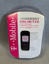 ¡NUNCA USADO! ¡SELLADO! Teléfono celular Nokia 1208 negro (T-Mobile) prepago ilimitado Teléfonos móviles outlet / exposición price