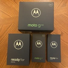 SOLO CAJAS DE EMBALAJE PARA TELÉFONO MÓVIL MOTO G100 5G. Usado. Bueno. Teléfonos móviles outlet / exposición price