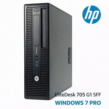 HP EliteDesk 705 G1 SFF AMD A4 8Go 500Go Windows 7 Pro RS232 DP Ordenador de sobremesa price