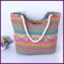 Bolso de playa informal de verano para mujer, bolsos de lona de alta calidad en Playa Bolso de mujer price